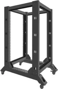 Raft i hapur rrjeti Lanberg Open Rack 19 18U, 600x800, i zi - 5