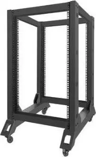 Raft i hapur rrjeti Lanberg Open Rack 19 18U, 600x800, i zi