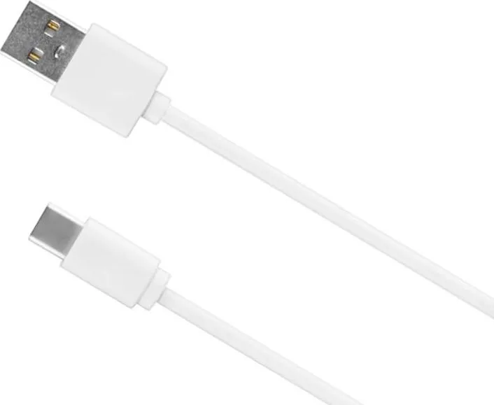 Kabllo USB Kruger&Matz KM0363, USB A në USB C, 0.8 m, e bardhë - 1