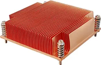 Ftohës CPU Dynatron K129, profil i ulët, bakër, ngjyrë bronzi