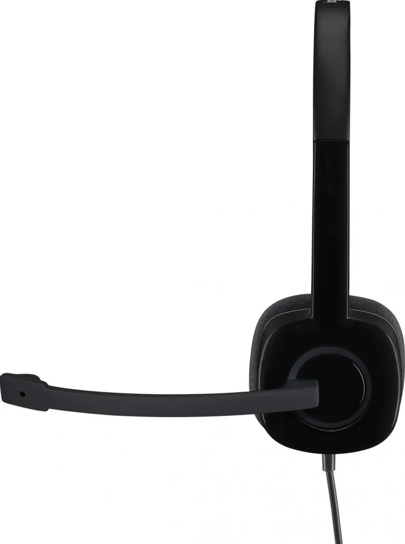 Kufje Logitech H151 me mikrofon, të zeza (981-000589) - 2