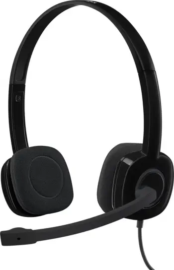 Kufje Logitech H151 me mikrofon, të zeza (981-000589)
