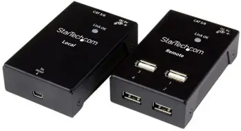 Përshtatës StarTech USB në RJ45 (USB2004EXTV), i zi