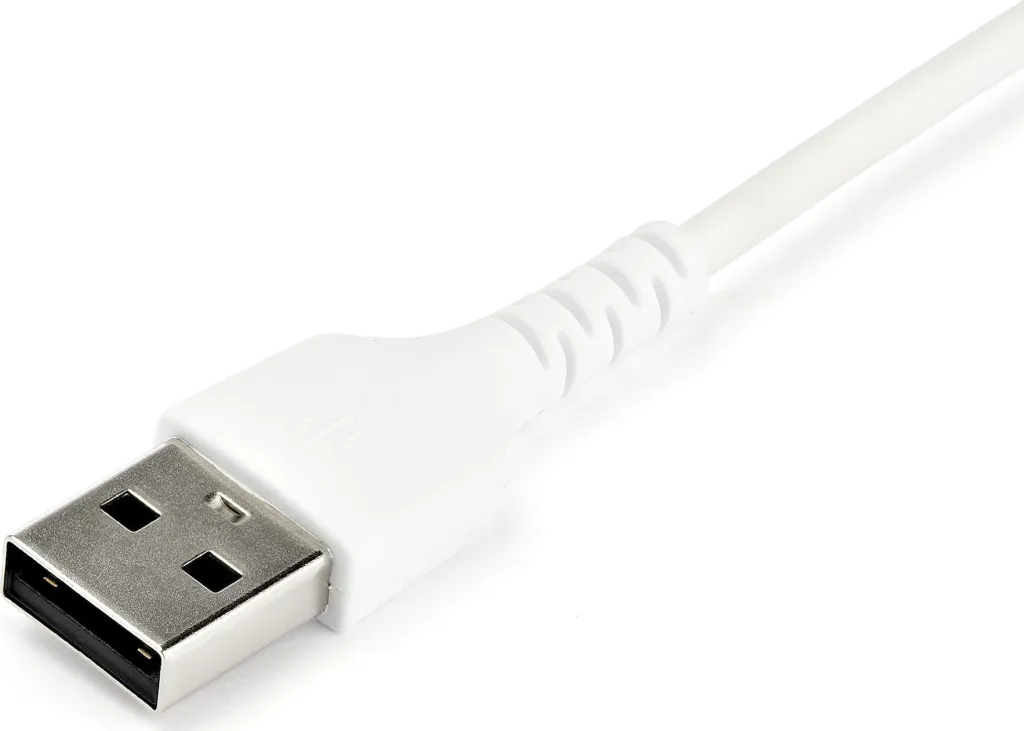 Kabllo karikues USB StarTech.com 2m, USB A në USB C, USB 2.0, e bardhë - 3