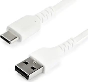 Kabllo karikues USB StarTech.com 2m, USB A në USB C, USB 2.0, e bardhë