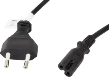 Kabllo rryme Lanberg CEE 7/16 në C7, 3m, i zi