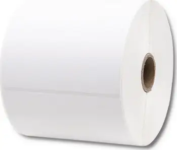 Etiketa termike Qoltec 100x150mm, rul me 500 copë, të bardha