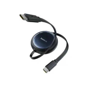 Kabllo karikimi Baseus Nomos, USB Type C në USB Type C, 100W, 1.5m, e zezë