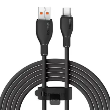 Kabllo USB në USB C Baseus Pudding, 1.2m, USB 2.0, i zi