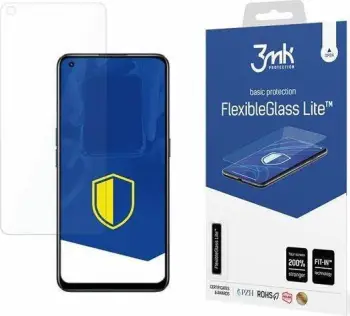 Mbrojtës ekrani 3MK FlexibleGlass Lite për Realme 9 Pro, hibrid folie xhami, transparend