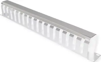 Kanaletë kabllosh 19" 1U Triton 40x60mm, gri e hapur