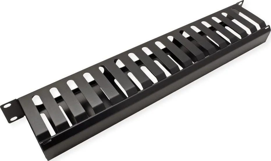 Organizues kabllosh 19" 1U, 40x80mm, i zi - 2