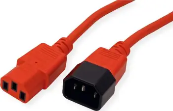 Kabllo energjie ROLINE 19.08.1531, IEC 320, 3 m, e kuqe