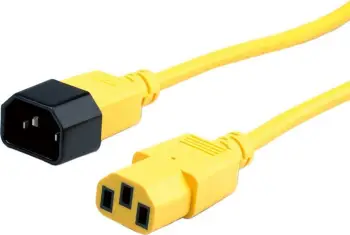 Kabllo rryme ROLINE 19.08.1532, 3 m, IEC 320, e verdhë