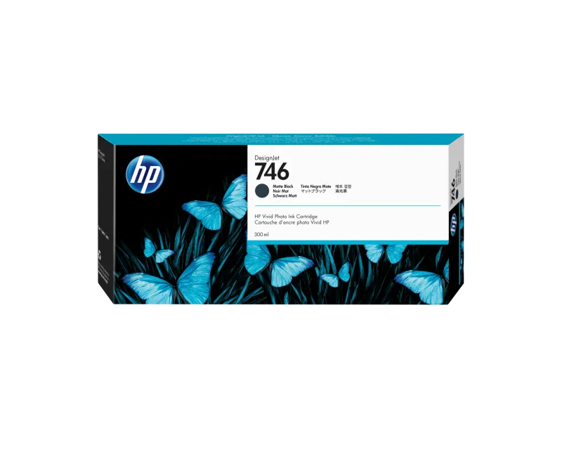 Katrushë boje HP 746, matte black, 300 ml - 1
