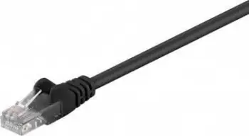 Kabllo rrjeti Goobay RJ45 CAT 6 S/FTP, 0.25m, e zezë