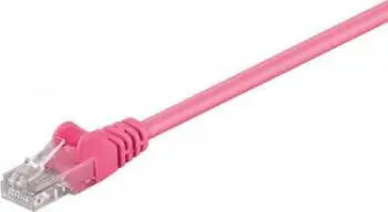 Kabllo rrjeti Wentronic 95214 GB, RJ 45 mashkull mashkull, Cat5e, 0.5 m, magenta