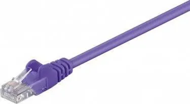 Kabull rrjeti Goobay UTP CAT5e, 0.25m, 2x RJ45, vjollcë - 1