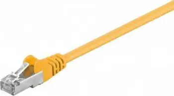 Kabllo rrjeti Wentronic Goobay 9553, CAT 5e F/UTP, 1.5 m, e verdhë