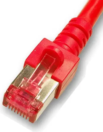 Kabllo rrjeti EFB, CAT6, Patchcord, SSTP, 1m, e kuqe