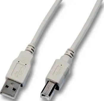 Kabllo USB EFB K5255, USB A në USB B, 1.8 m, gri