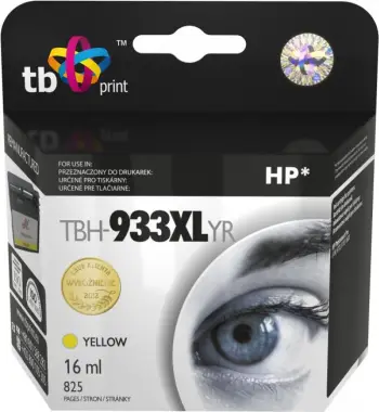 Ngjyrë printeri TB TBH-933XLYR (HP CN056AE), 16ml, e verdhë