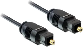 Kabllo optike audio Delock Toslink, 2m, e zezë