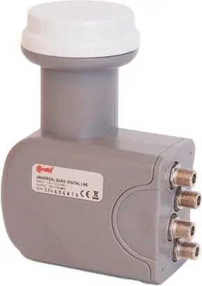 Konvertor satelitor CORAB LNB Quad, 4 dalje, universal