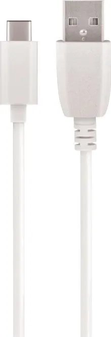 Kabllo Maxlife USB në USB C, 1m, 3A, e bardhë - 1