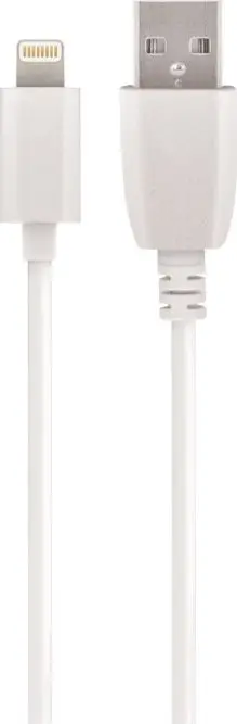 Kabllo karikimi Maxlife për iPhone, 3m, 2A, e bardhë