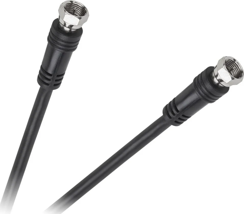 Kabllo antene Cabletech KPO2288, F në F, 1.8m, e bardhë - 1