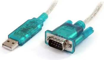 Kabllo adapter USB në serial StarTech ICUSB232SM3, USB në RS232, DB9 9 pin, 1m, e zezë