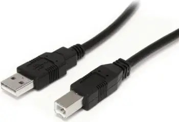 Kabllo USB StarTech USB2HAB30AC, USB A në USB B, 10 m, e zezë