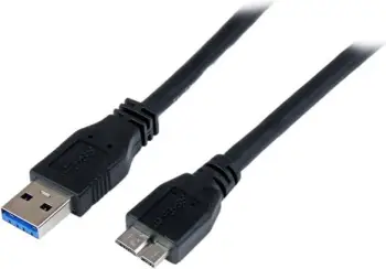 Kabllo USB StarTech USB3CAUB1M, USB 3.0 A në Micro B, 1m, e zezë