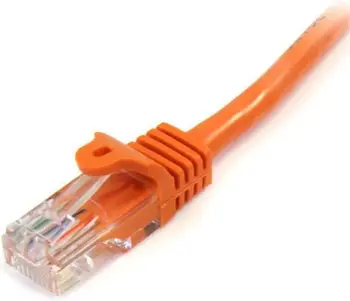 Kabllo rrjeti StarTech.com Cat5e Patch, 1m, snagless RJ45, portokalli