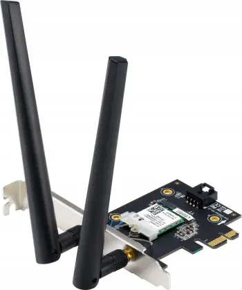 Adapter WiFi ASUS PCE-BE6500, WiFi 7, 2882 Mbit/s, me Bluetooth 5.4
