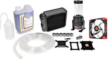 Sistem ftohës me ujë Thermaltake Pacific RL140 D5, radiator 140mm, pompë D5, i zi