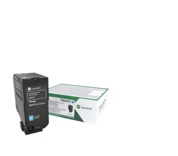 Toner Lexmark 75B20C0, cyan, origjinal