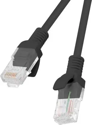 Kabllo rrjeti Lanberg Patchcord PCU6-10CC-1000-BK, Cat6 UTP, 10m, e zezë