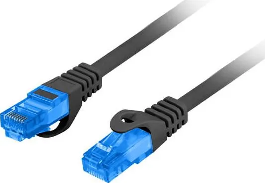 Kabllo rrjeti Lanberg Patchcord CAT.6A S FTP LSZH, 0.5m, e zezë - 3