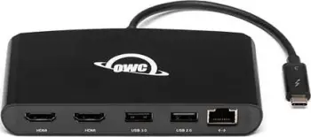 Docking station OWC Mini Dock Thunderbolt 3 OWCTB3MDK5P, 2x 4K, USB 3.0, gri