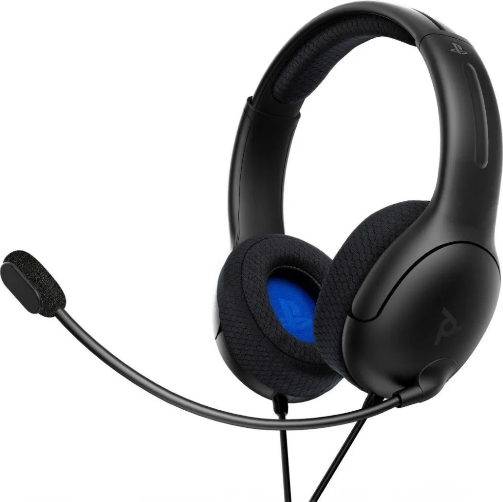 Kufje gaming PDP LVL40, 3.5mm, për PS4 dhe PS5, të zeza - 1
