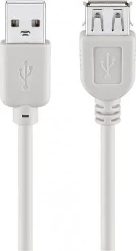 Kabllo zgjatues USB 2.0, 5 m, gri