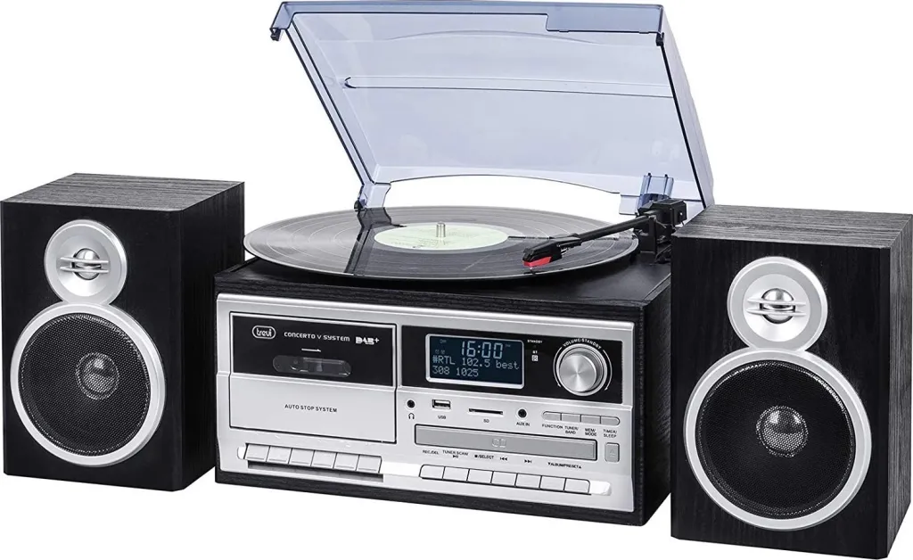 Gramafon Trevi TT 1072 DAB, Bluetooth, USB MP3, i zi - 1