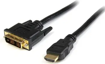Kabllo HDMI në DVI D StarTech HDDVIMM1M, 1m, e zezë