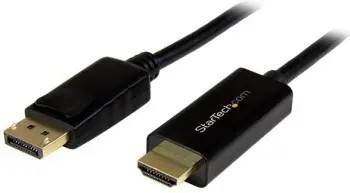 Kabllo StarTech DP2HDMM2MB, DisplayPort në HDMI, 2m, 4K UHD, e zezë