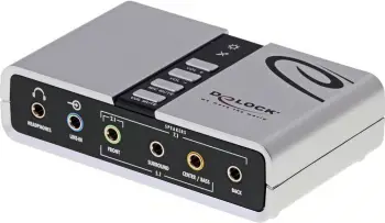 Kartë zanore USB Delock Sound Box 7.1, 61803, e zezë