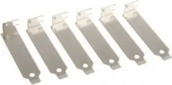 Mbulesa slote InLine 11108, set 6 copë, low profile, metalike