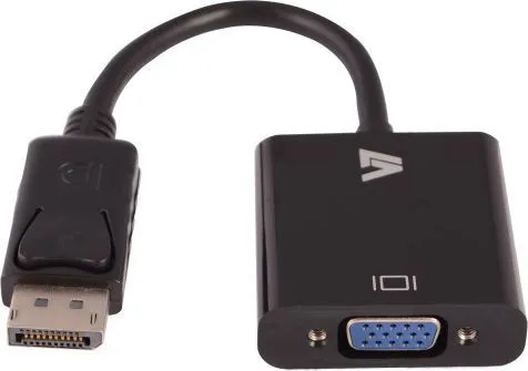 Përshtatës AV V7 DisplayPort - D-Sub (VGA), i zi - 1