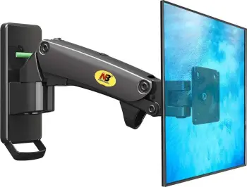 Mbajtëse muri për monitor NB F120B, 17"-27", rrotulluese, e zezë